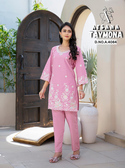 Taymona Afsana Cotton Co Ord Set Exporter Gujarat