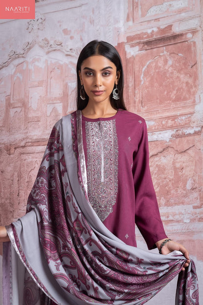 Tazir Naariti Pashmina Suits Wholesale