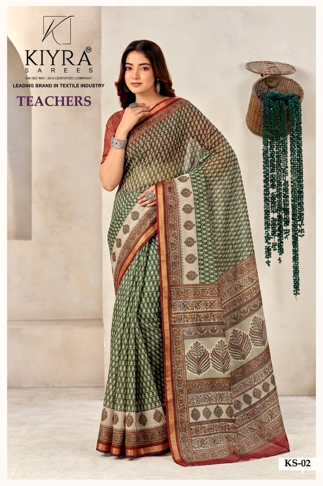 Teachers Kiyra Sarees Supplier Gujarat
