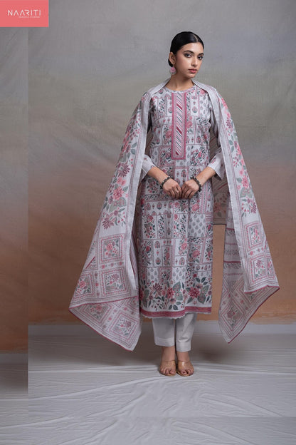 Teeza Naariti Lawn Cotton Pakistani Salwar Suits Supplier Ahmedabad
