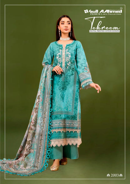 Tehreem Vol 2 Gul Ahmed Lawn Karachi Salwar Suits Wholesaler Gujarat