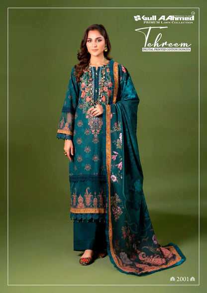 Tehreem Vol 2 Gul Ahmed Lawn Karachi Salwar Suits Wholesaler Gujarat