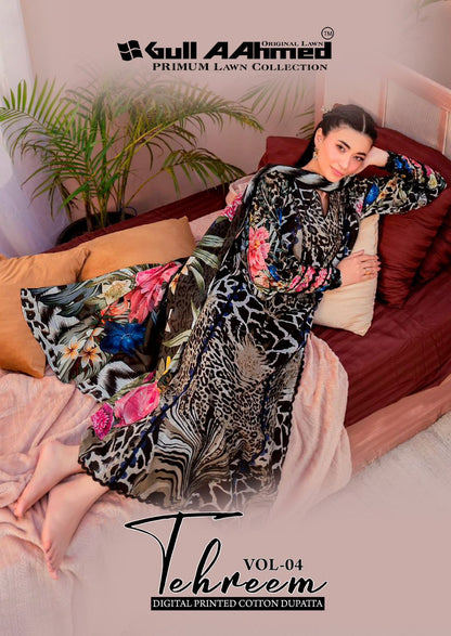 Tehreem Vol 4 Gul Ahmed Lawn Karachi Salwar Suits Supplier