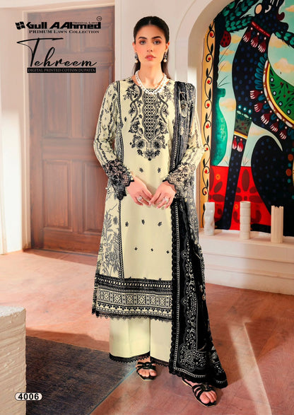 Tehreem Vol 4 Gul Ahmed Lawn Karachi Salwar Suits Supplier