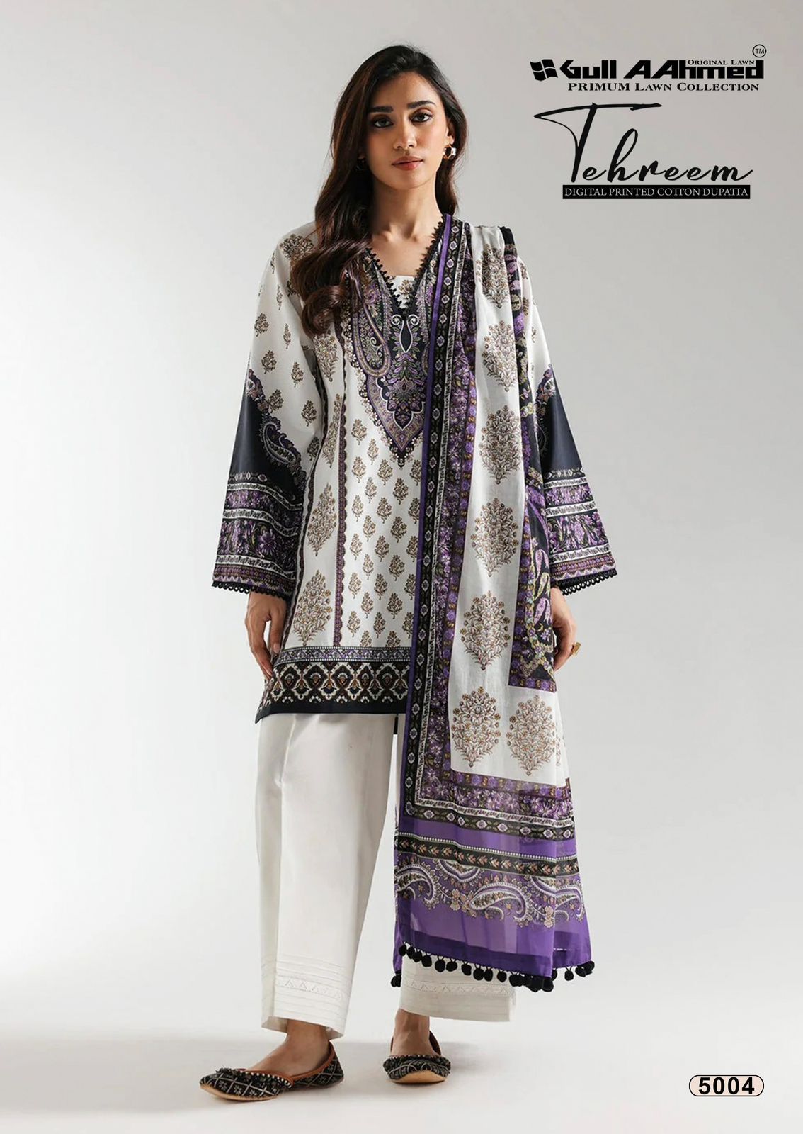 Tehreem Vol 5 Gul Ahmed Lawn Karachi Salwar Suits Wholesaler Gujarat