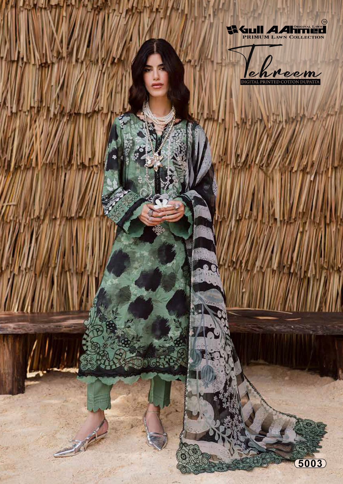 Tehreem Vol 5 Gul Ahmed Lawn Karachi Salwar Suits Wholesaler Gujarat
