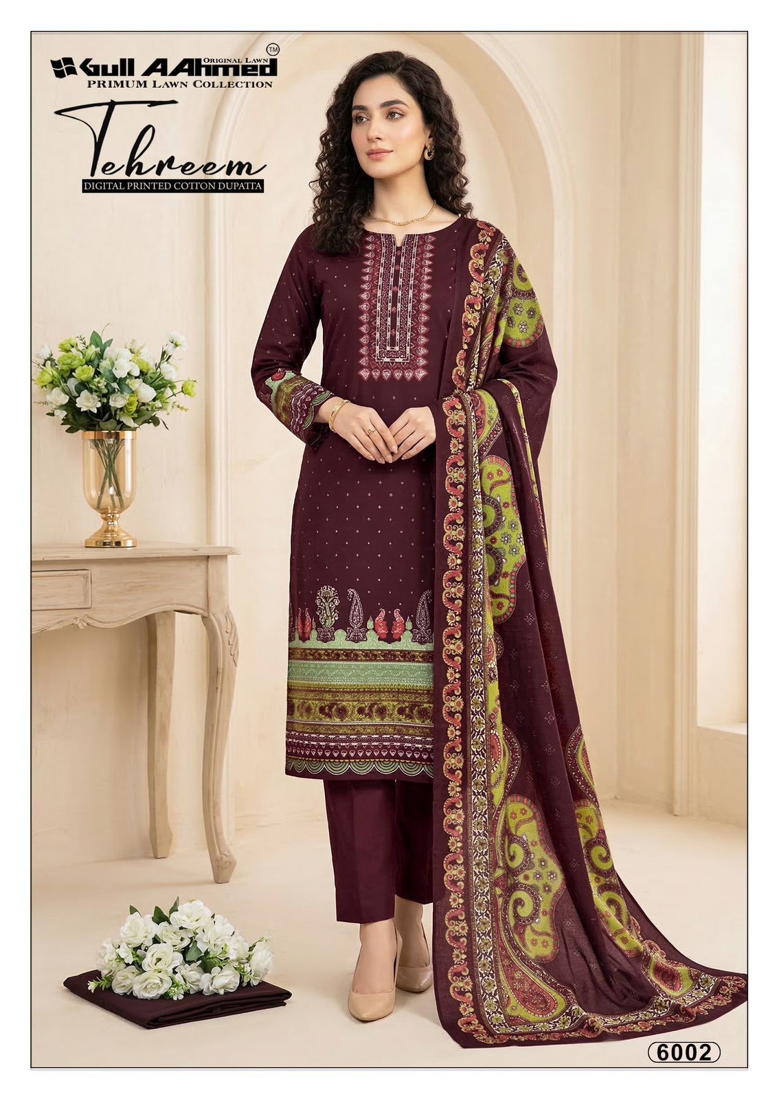 Tehreem Vol 6 Gul Ahmed Lawn Karachi Salwar Suits Wholesale Price