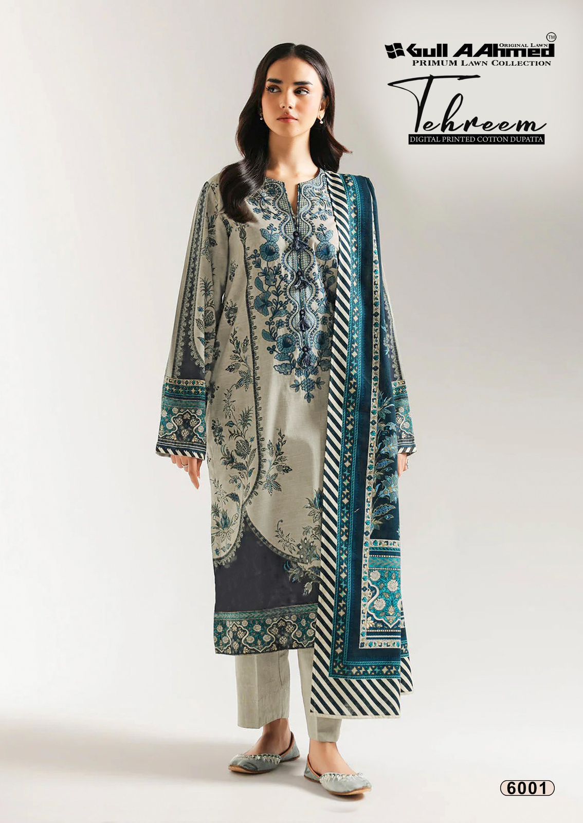 Tehreem Vol 6 Gul Ahmed Lawn Karachi Salwar Suits Wholesale Price