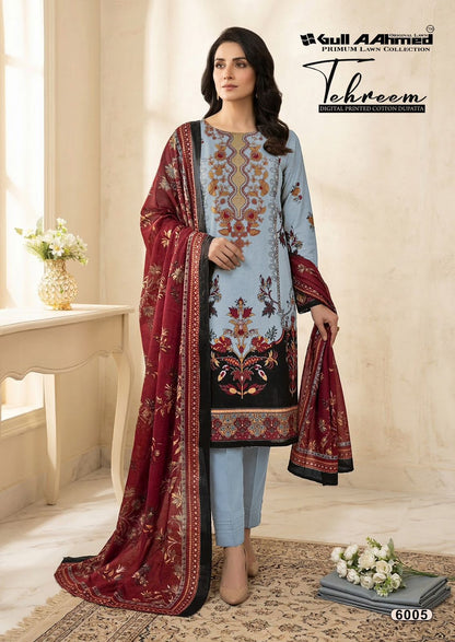 Tehreem Vol 6 Gul Ahmed Lawn Karachi Salwar Suits Wholesale Price