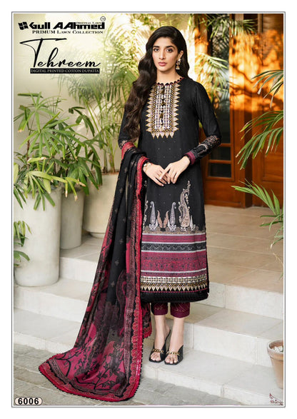 Tehreem Vol 6 Gul Ahmed Lawn Karachi Salwar Suits Wholesale Price