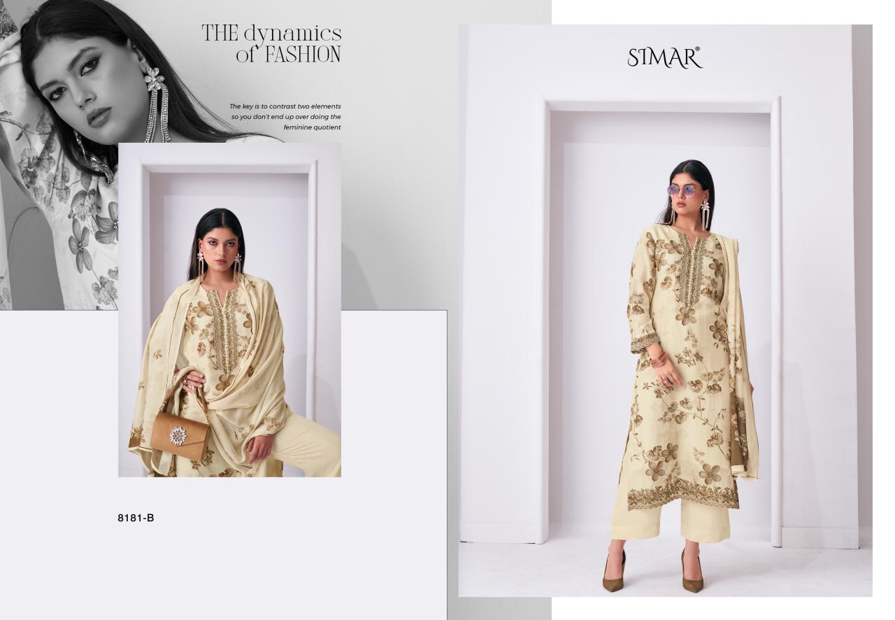 Tehzeeb Simar Viscose Muslin Pant Style Suits Wholesale Price
