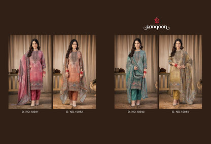 Tejasvi Rangoon Muslin Readymade Pant Style Suits Manufacturer Ahmedabad