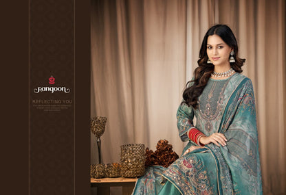 Tejasvi Rangoon Muslin Readymade Pant Style Suits Manufacturer Ahmedabad