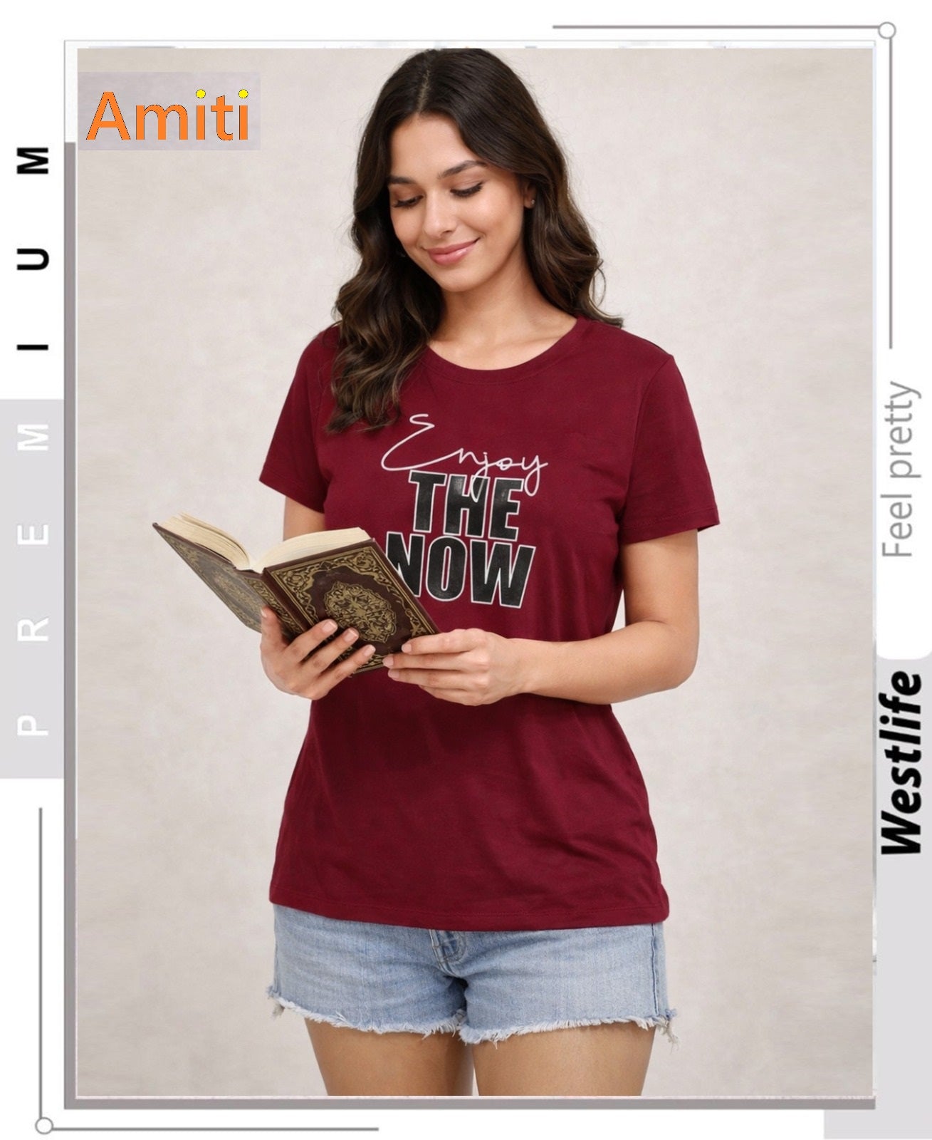 Tencil 2104 Amiti Premium Women Tshirt Wholesaler Gujarat
