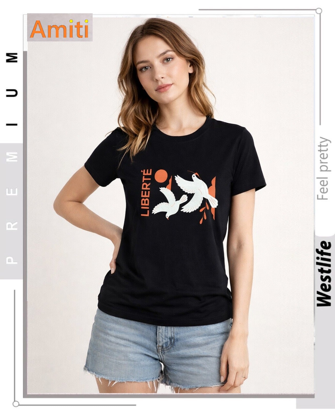 Tencil 2104 Amiti Premium Women Tshirt Wholesaler Gujarat