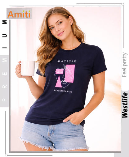 Tencil 2104 Amiti Premium Women Tshirt Wholesaler Gujarat