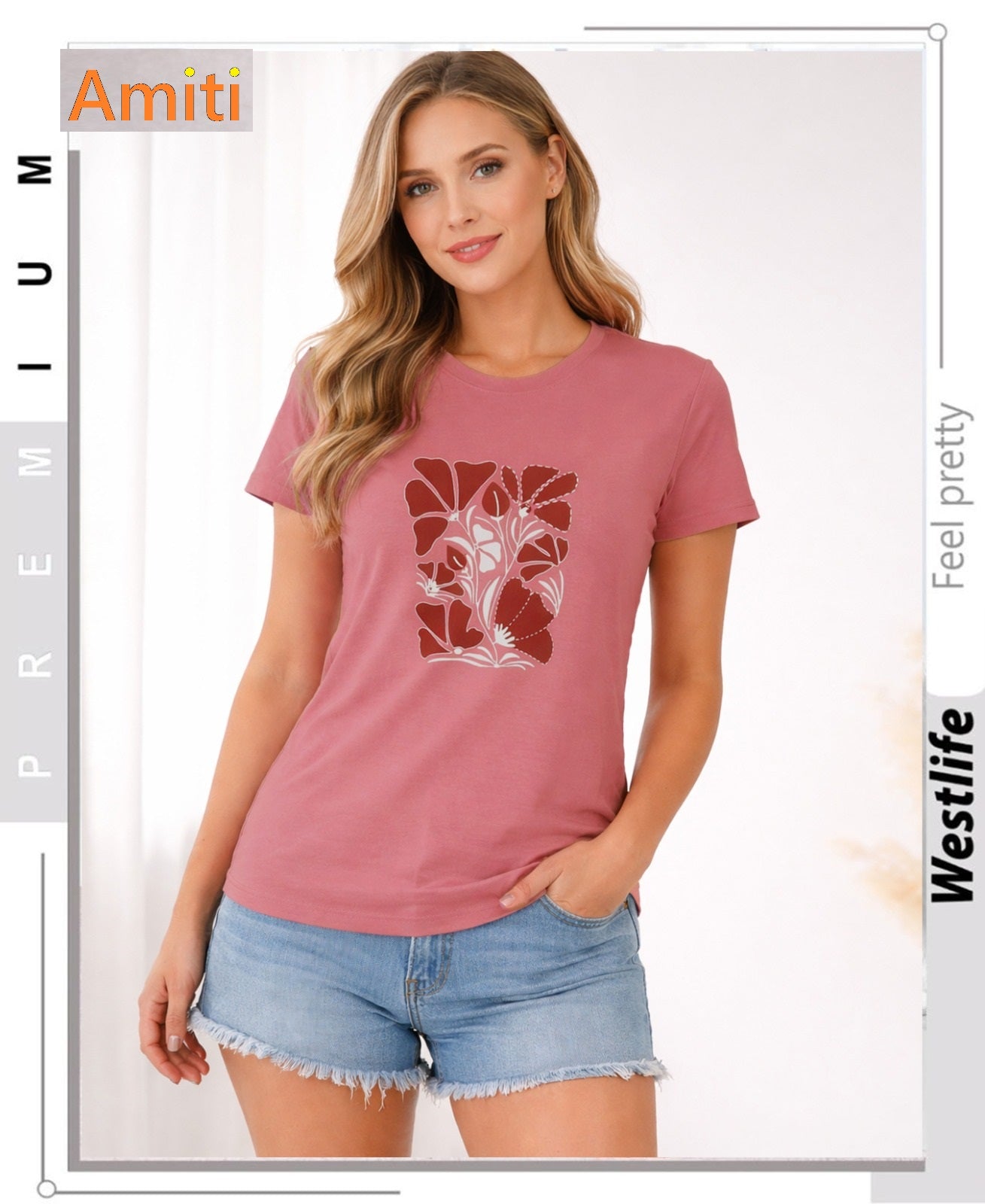 Tencil 2104 Amiti Premium Women Tshirt Wholesaler Gujarat