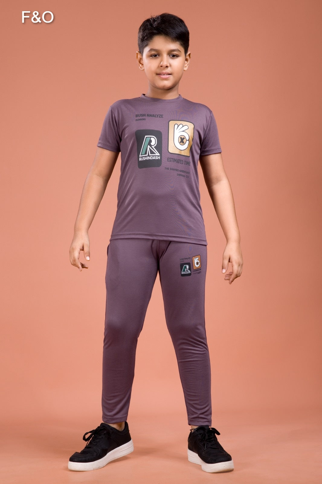 Tencil 3110 F&O Lycra Boys Night Suits Wholesaler