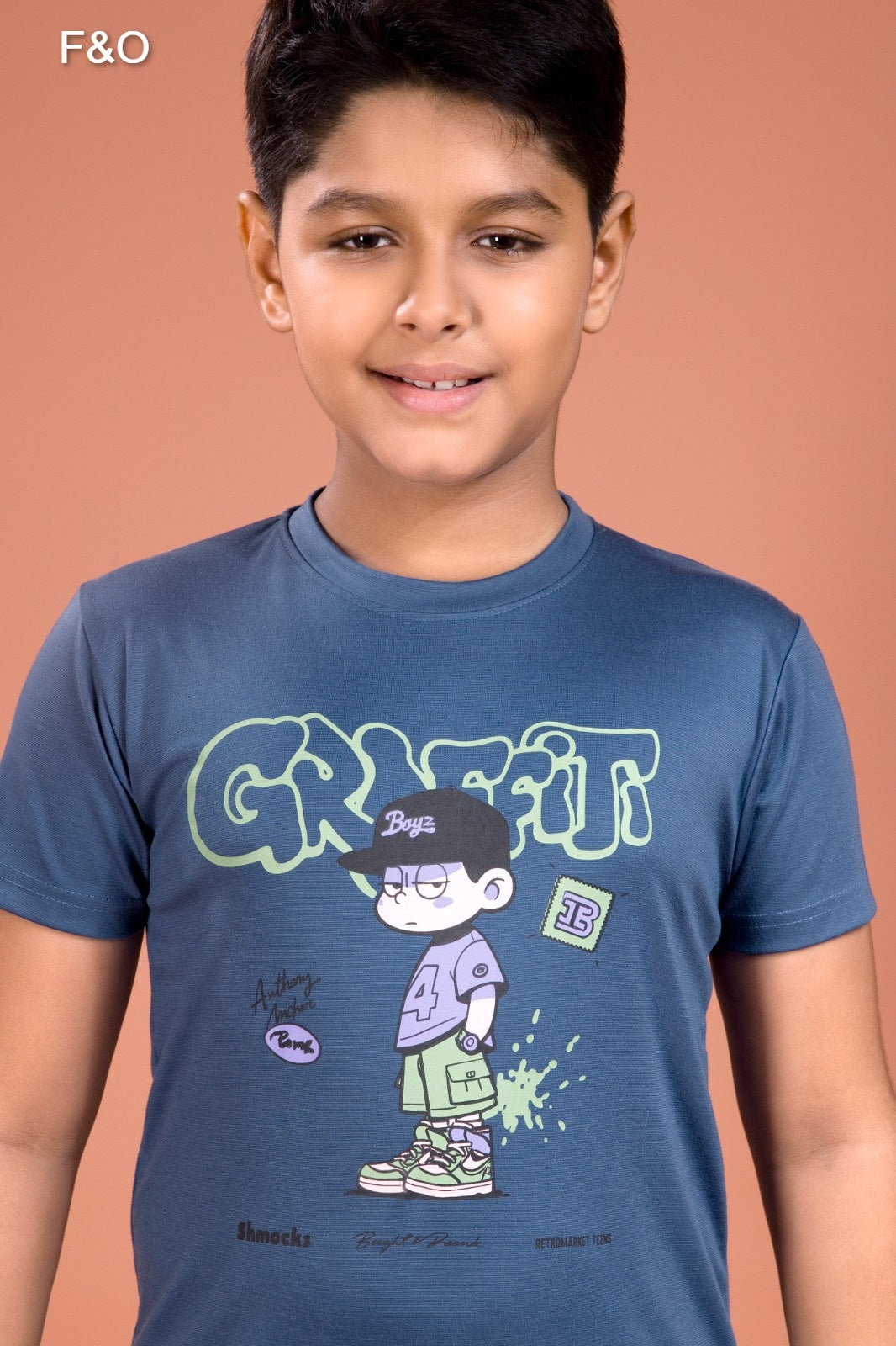 Tencil 3110 F&O Lycra Boys Night Suits Wholesaler