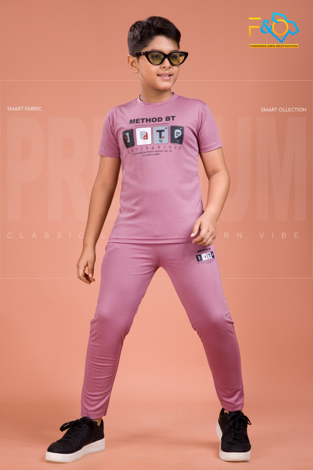 Tencil 3110 F&O Lycra Boys Night Suits Wholesaler