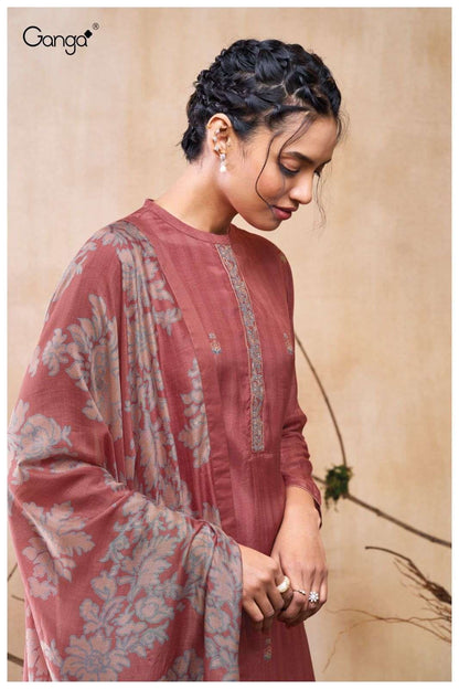 Tereza 2896 Ganga Premium Viscose Plazzo Style Suits Supplier India
