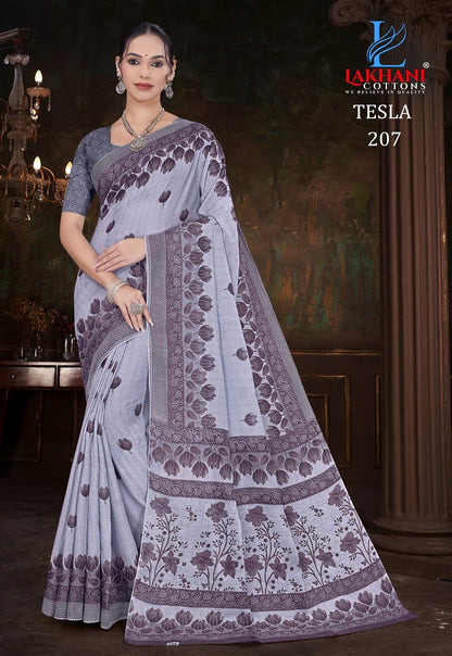 Tesla Vol 2 Lakhani Cotton Sarees Manufacturer Gujarat