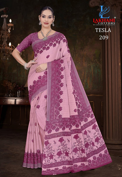 Tesla Vol 2 Lakhani Cotton Sarees Manufacturer Gujarat
