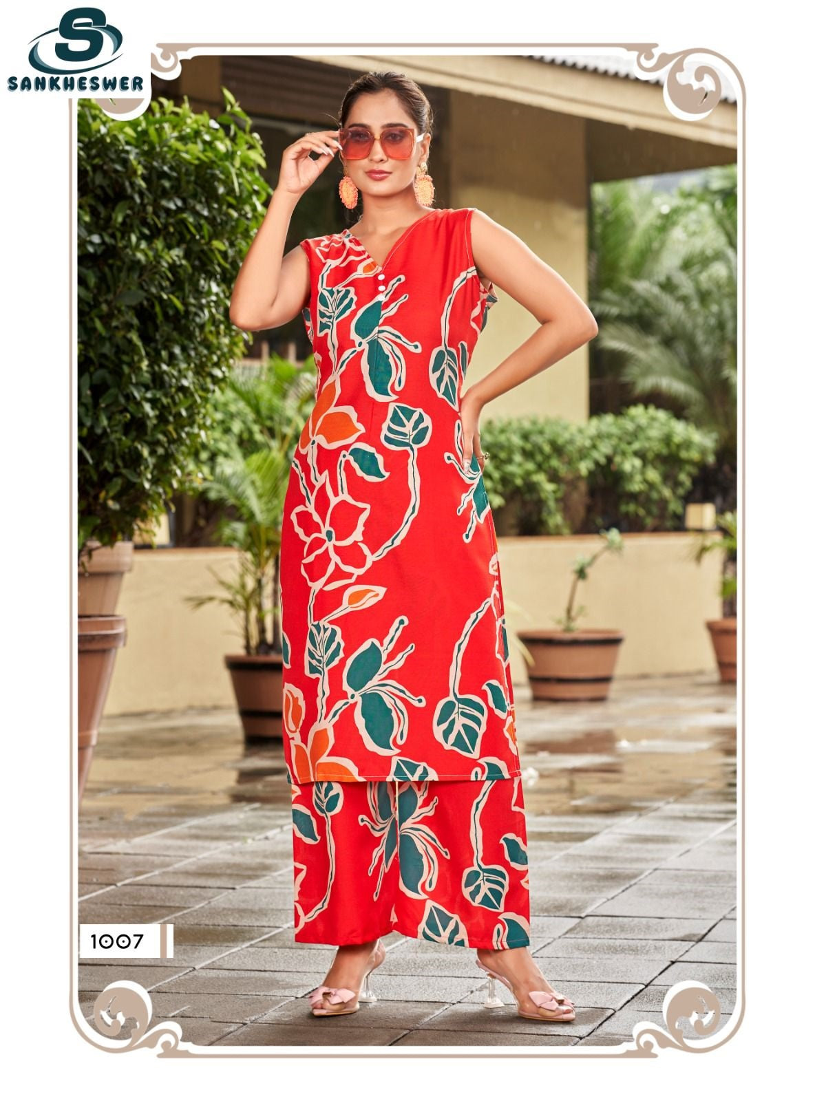 Tetema Vol 1 Sankheswer Reyon Co Ord Set Manufacturer India