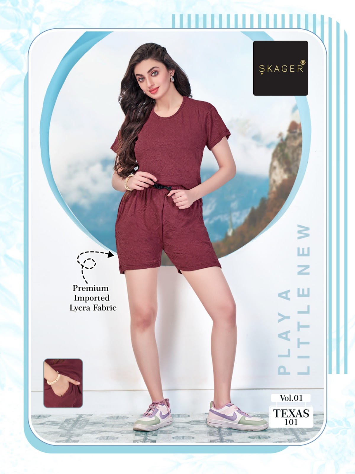 Texas Vol 1 Skager Imported Shorts Night Suits Manufacturer India