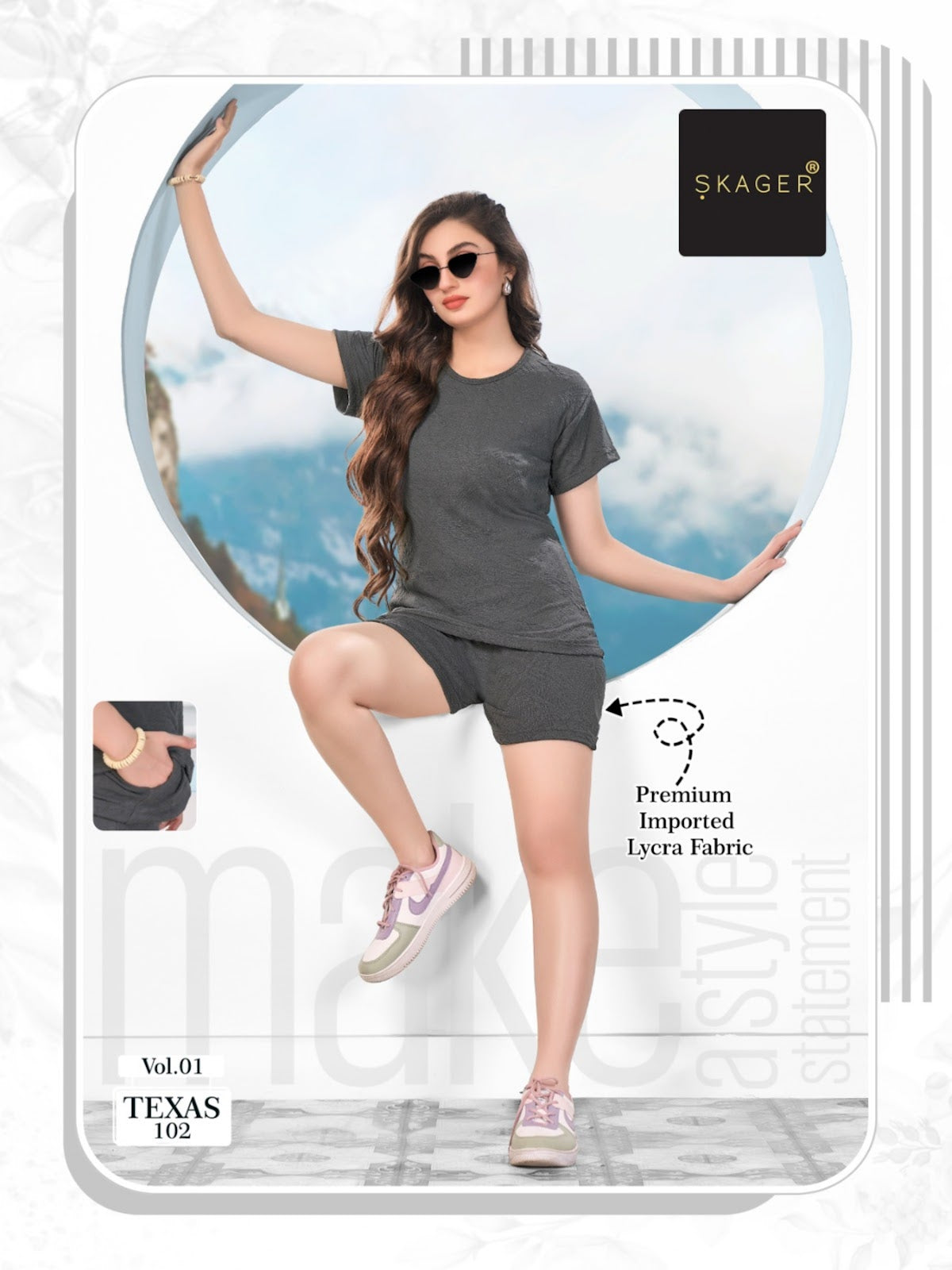 Texas Vol 1 Skager Imported Shorts Night Suits Manufacturer India