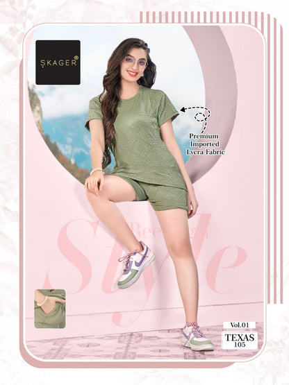 Texas Vol 1 Skager Imported Shorts Night Suits Manufacturer India