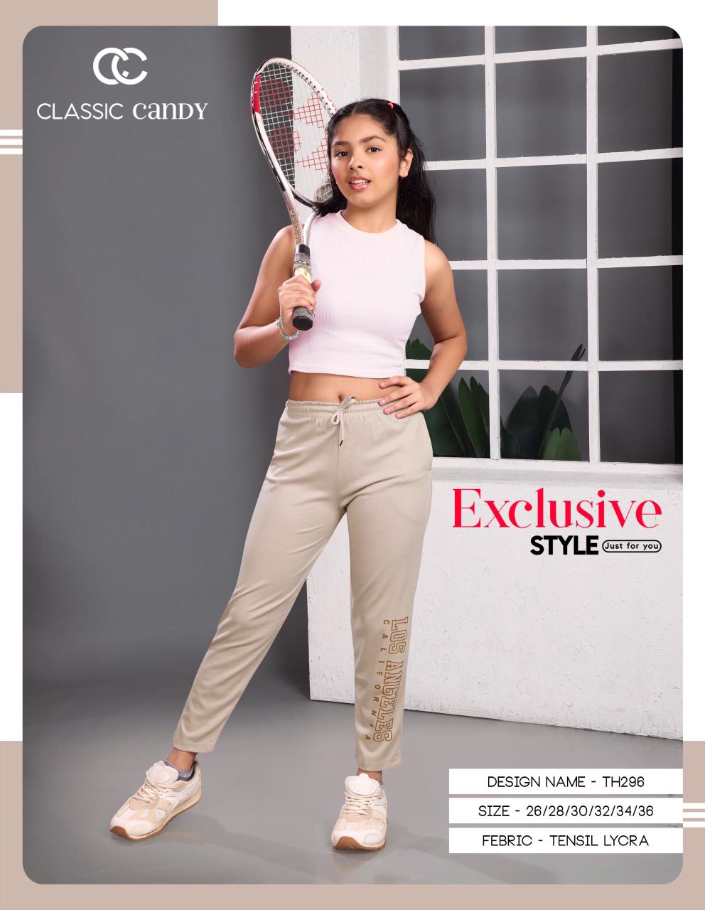Th296 Track Classic Candy Tencil Girls Pant Supplier India
