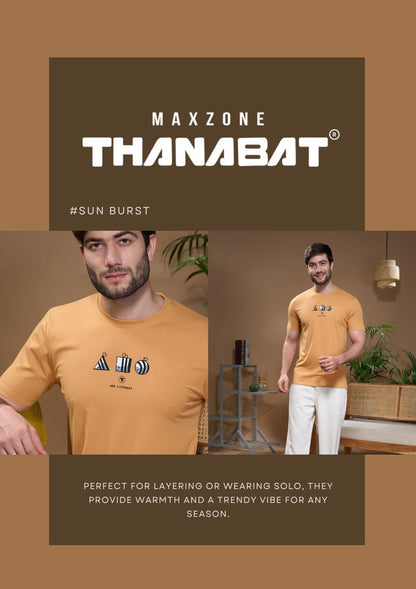 Thanabat 2085 Maxzone Clothing Cotton Mens Tshirts Manufacturer Ahmedabad