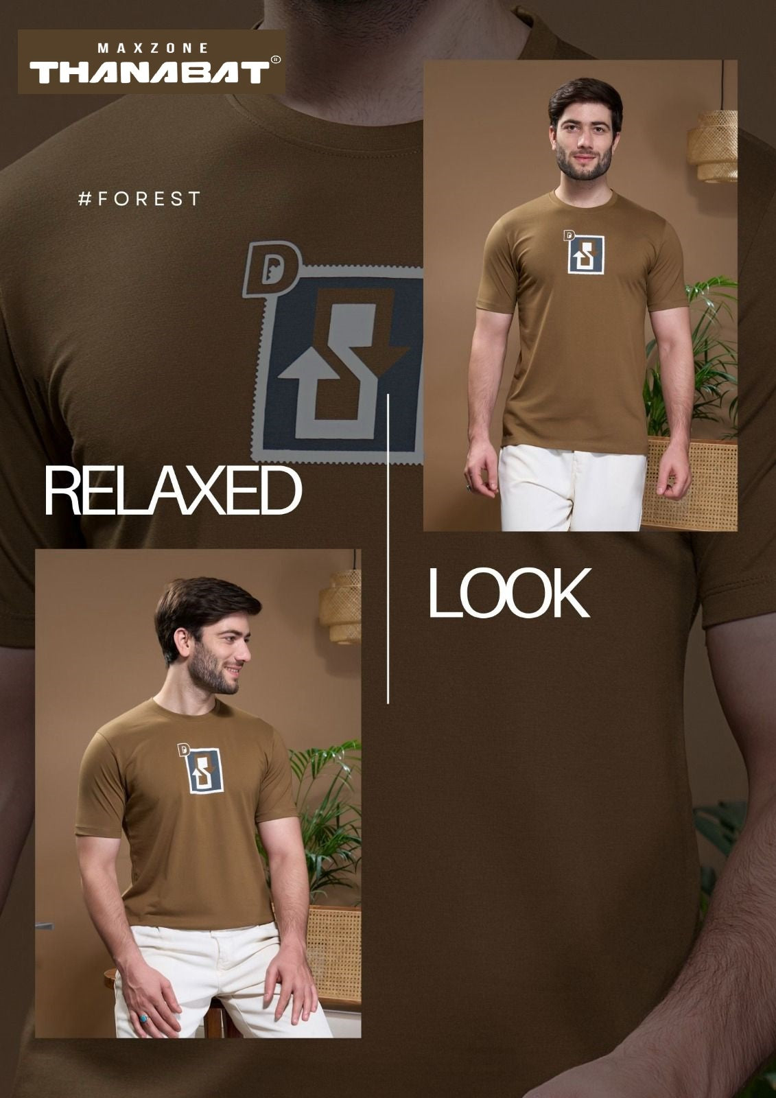 Thanabat 2085 Maxzone Clothing Cotton Mens Tshirts Manufacturer Ahmedabad