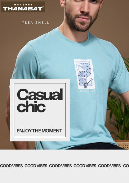 Thanabat 2085 Maxzone Clothing Cotton Mens Tshirts Manufacturer Ahmedabad