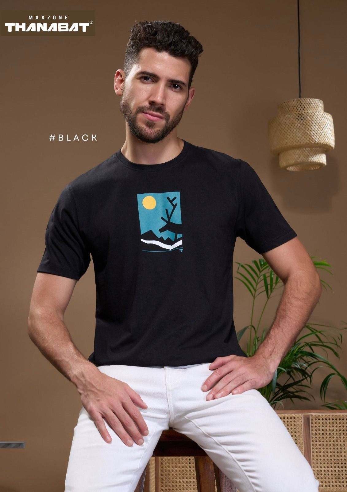 Thanabat 2085 Maxzone Clothing Cotton Mens Tshirts Manufacturer Ahmedabad