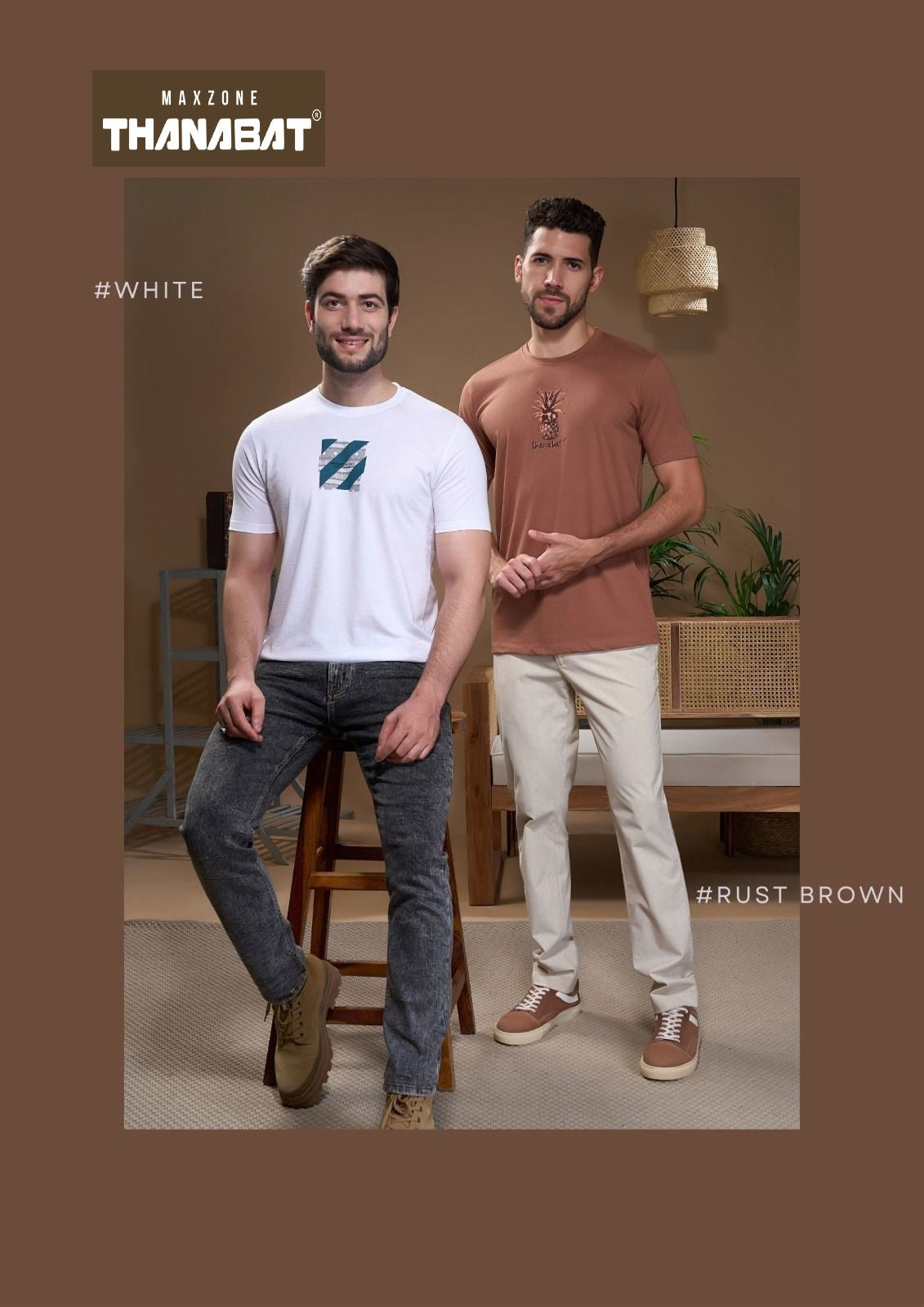Thanabat 2085 Maxzone Clothing Cotton Mens Tshirts Manufacturer Ahmedabad