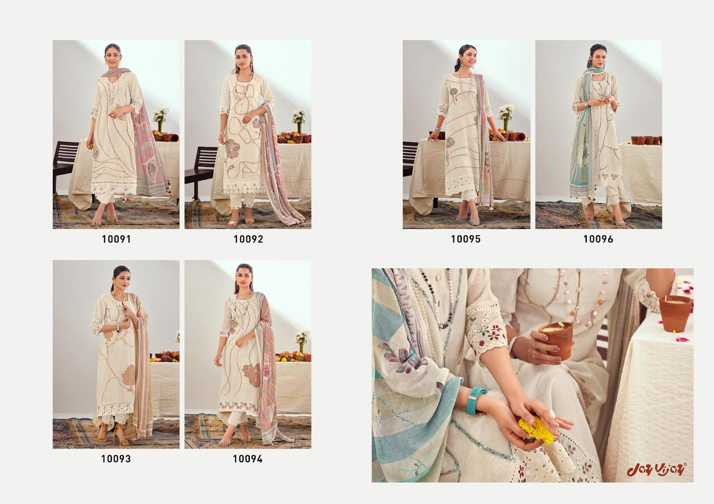 Thandai Jay Vijay Pure Linen Pant Style Suits Wholesaler Ahmedabad