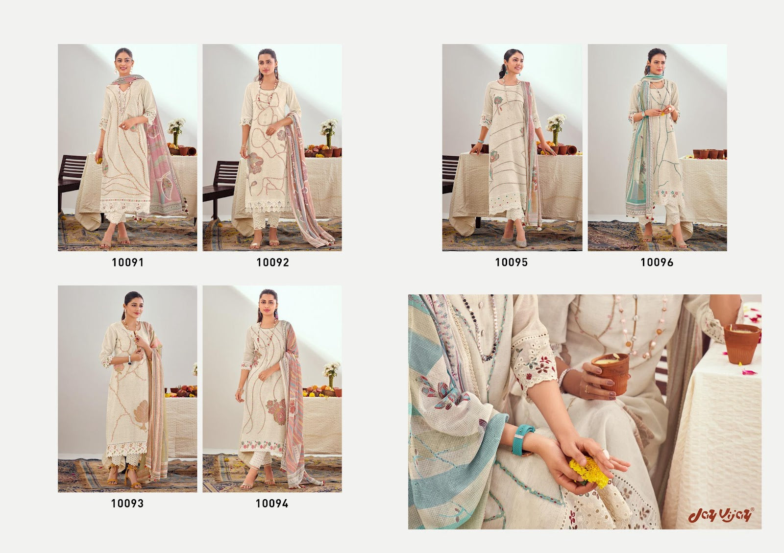 Thandai Jay Vijay Pure Linen Pant Style Suits Wholesaler Ahmedabad