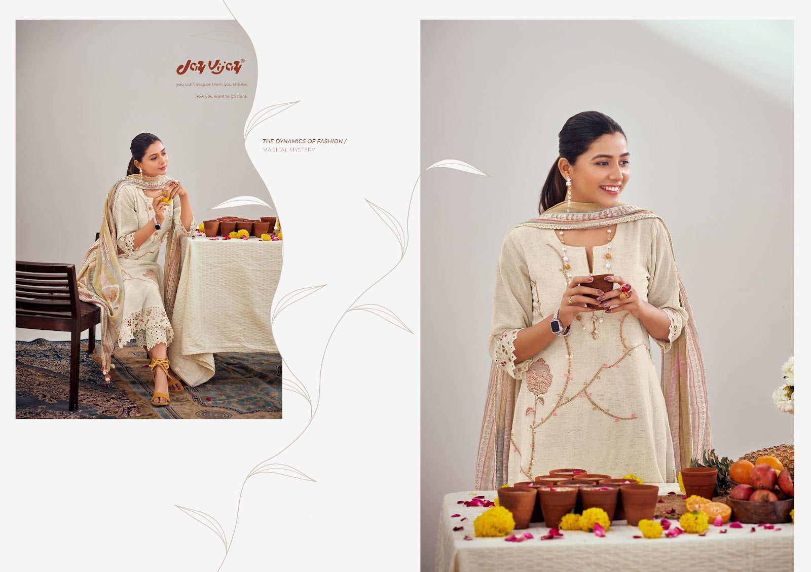 Thandai Jay Vijay Pure Linen Pant Style Suits Wholesaler Ahmedabad