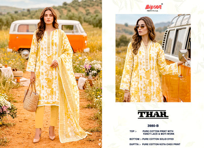 Thar 3980 Bipson Prints Cotton Pant Style Suits Wholesale Price