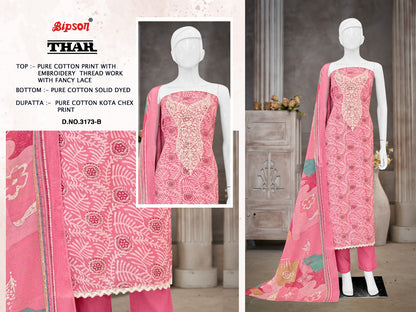 Thar 3173 Bipson Prints Pure Cotton Pant Style Suits Supplier Ahmedabad