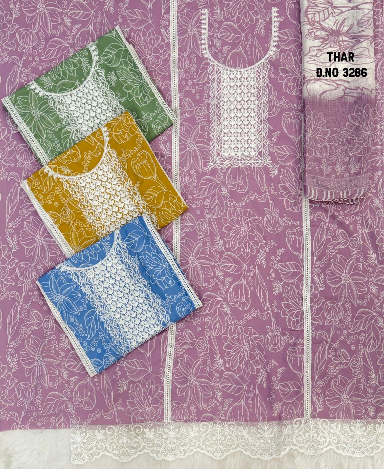 Thar 3286 Bipson Prints Pure Cotton Salwar Suits Supplier Ahmedabad