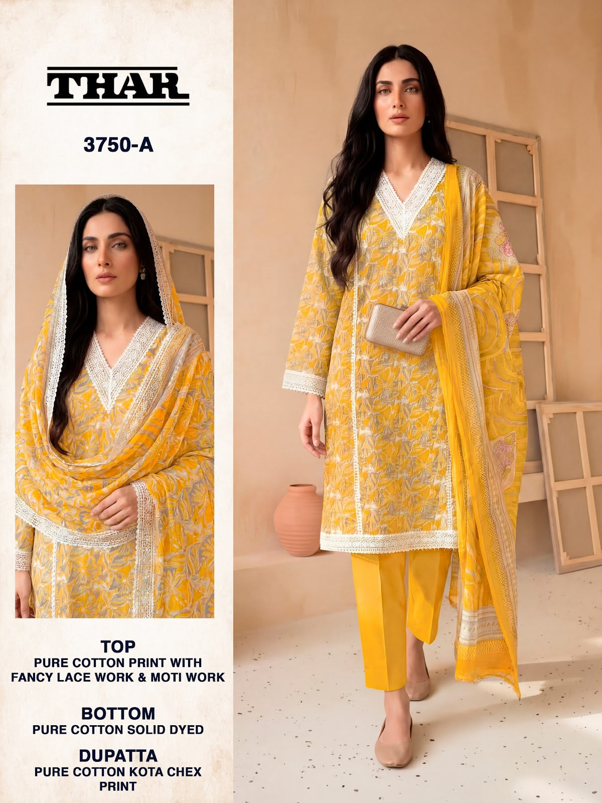 Thar 3750 Bipson Prints Cotton Pant Style Suits Exporter Gujarat