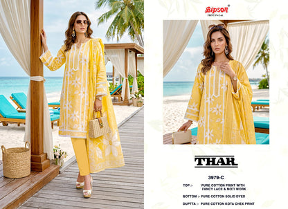 Thar 3979 Bipson Prints Cotton Pant Style Suits Wholesale Price