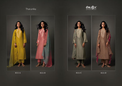 Tharunika Omtex Silk Pant Style Suits Wholesale Rate
