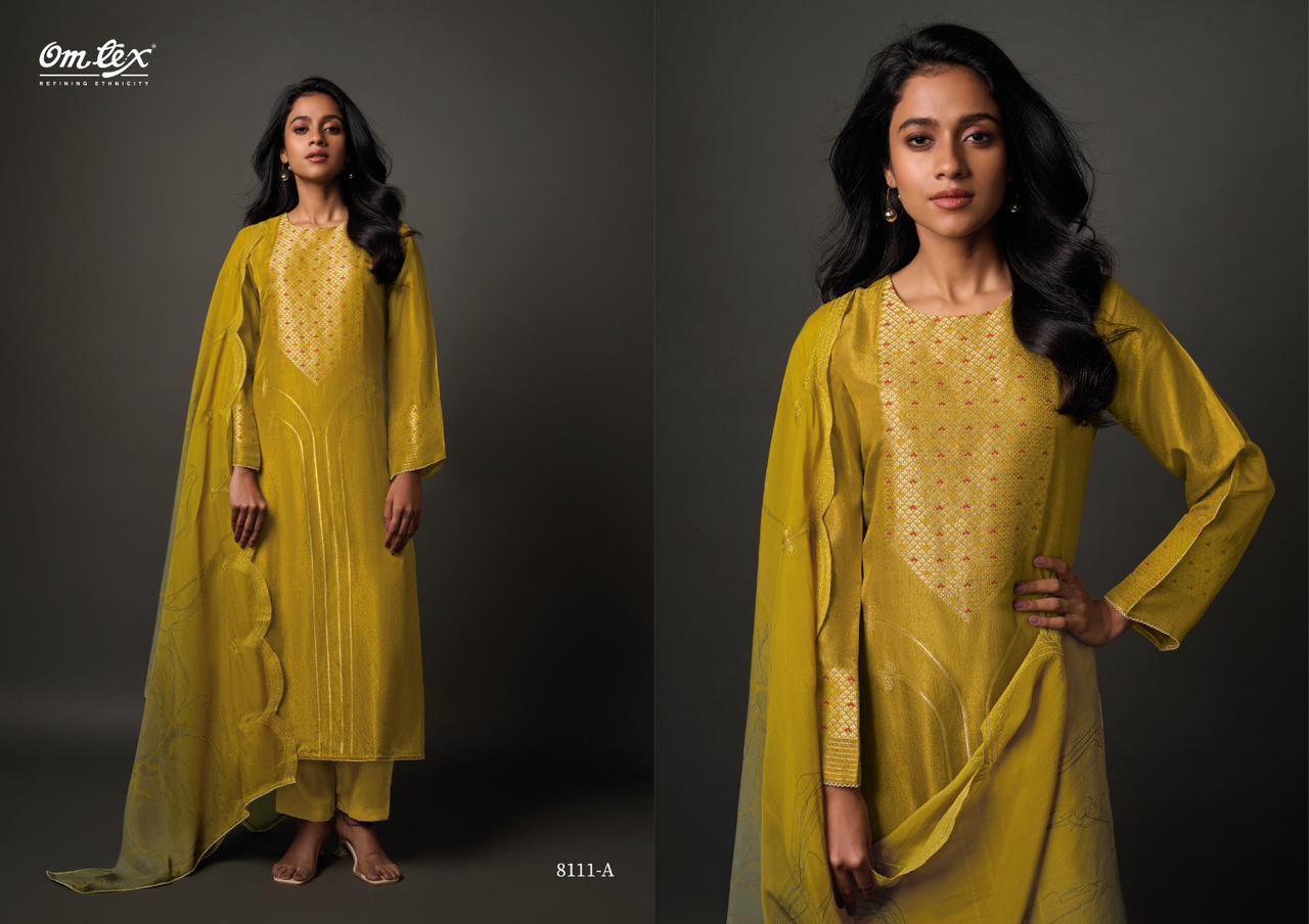 Tharunika Omtex Silk Pant Style Suits Wholesale Rate