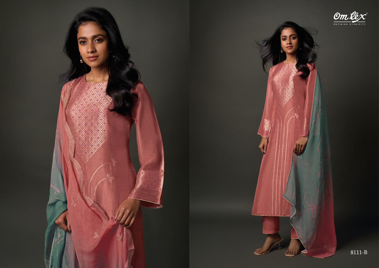 Tharunika Omtex Silk Pant Style Suits Wholesale Rate