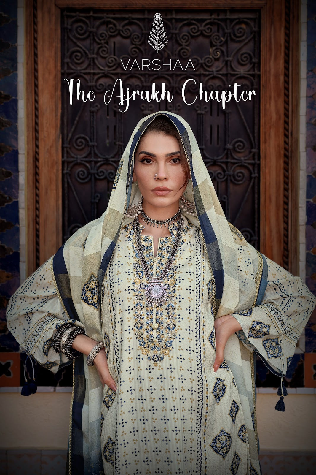 The Ajrakh Chapter Varshaa Viscose Muslin Pakistani Salwar Suits Wholesale Price