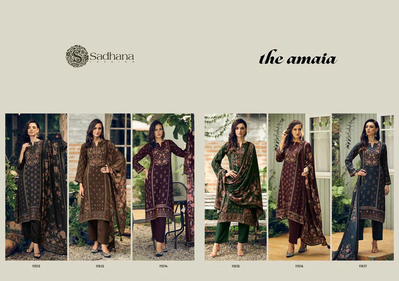 The Amaia Sadhana Pashmina Suits Wholesale
